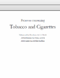 Fataawa regarding Tobacco and Cigarettes