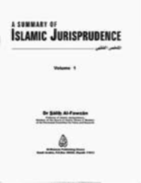 A Summary of Islamic Jurisprudence-Volume2
