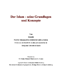 Der Islam – seine Grundlagen und Konzepte
