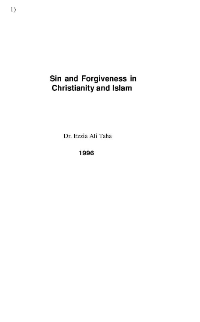 Sin and Forgiveness in Christianity and Islam