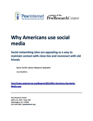 Why Americans Use Social Media