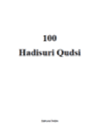 100 Hadisuri Qudsi