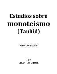 Estudios sobre monoteísmo (Tauhid)