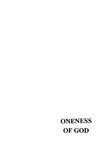 Oneness of God: The Ultimate Solution to the Trinitarian Controversy
Mamarinta-Omar Mababaya
