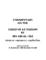 Commentary on the Creed of At-tahawi