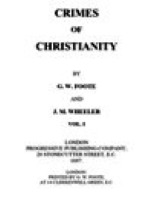 Crimes of Christianity
G. W. FOOTE AND J. M. WHEELER
