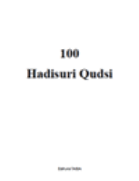 100 Hadisuri Qudsi
100 Hadith Qudsi