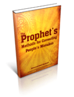 The Prophet Methods for Correcting Mistakes