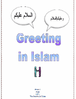 Greeting in Islam 
Talibiddeen Jr. Press