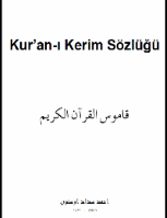 Kur'an-ı Kerim Sözlüğü