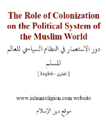 The Role of Colonization on the Political System of the Muslim World