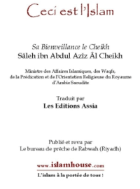 Ceci est l’islam

Saleh Ibn Abdel-Aziz Ali-Cheikh