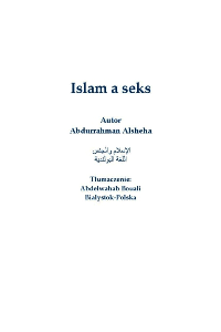 Islam a seks

Abdur-Rahman alSheha