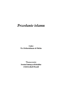 Przesłanie islamu

Abdur-Rahman alSheha