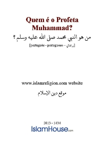Quem é o Profeta Muhammad?