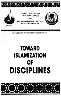 Toward Islamization of Disciplines
