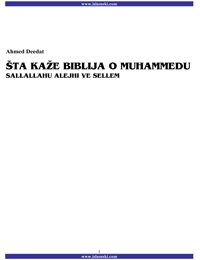 Šta kaže Biblija o Muhammedu sallalahu alejhi ve sellem?