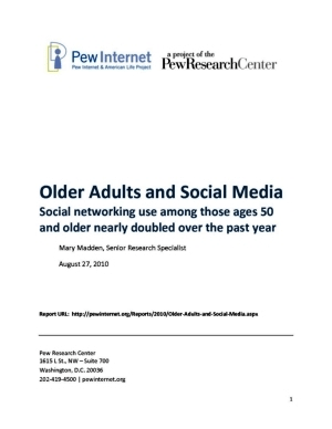 Older Adults and Social Media
