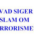 HVAD SIGER ISLAM OM TERRORISME?